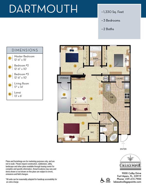 The Lakes at College Pointe  Floor Plans